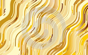 Gold texture. Yellow-golden gradient background. Minimal design. Abstract pattern with wave lines. Luxury striped background