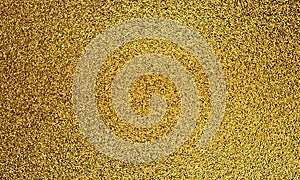 Gold tinsel confetti background