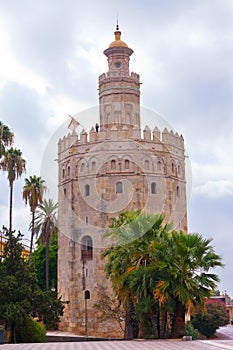 Gold tower in Seville