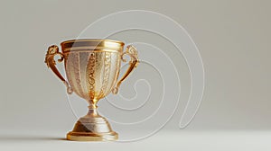 The Gold Trophy Cup.AI generated image