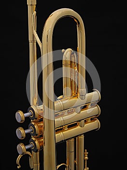 Gold Trumpet Standing