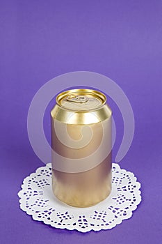 Gold unused can