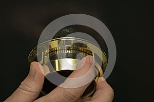 Gold vault Combination dial