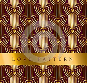 Gold vector pattern