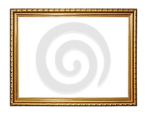 Gold vintage frame