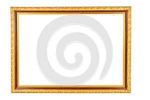 Gold vintage frame
