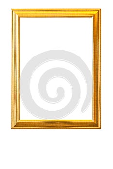Gold vintage frame. Elegant vintage gold/gilded picture frame