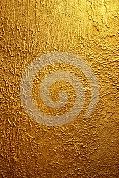 Gold Wall Texture Background Abstract
