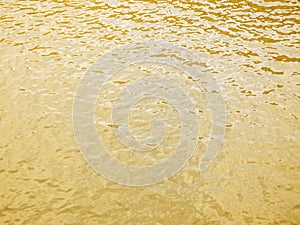 Gold wave water background