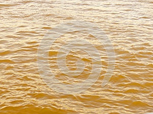 Gold wave water background