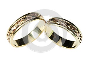 Gold wedding rings