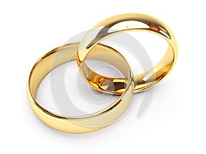 Gold wedding rings