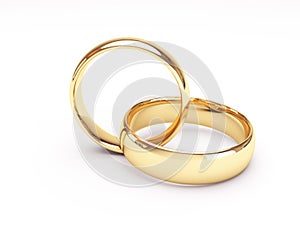 Gold wedding rings