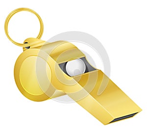 Gold whistle
