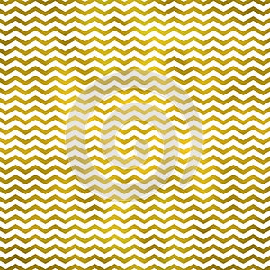 Gold White Metallic Faux Foil Chevron Pattern Chevrons