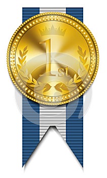 Gold winner medal
