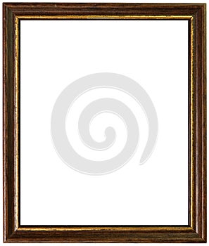 Gold and wooden antique frame