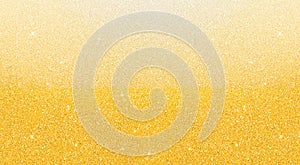 Gold Yellow Orange Gradient Color Sparkles Bling Bling Glitter Background Texture.