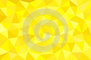 Gold, yellow, polygonal, trigonal background. photo