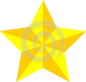 Gold/yellow star, game rating star, achievement