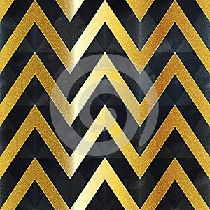 Gold zigzag seamless texture