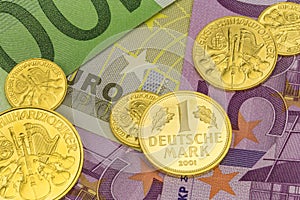 Goldcoins bank notes 2