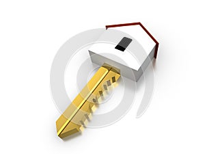 Golden 3D home key