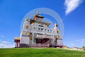 Golden abode of Buddha Shakyamuni, Buddhist temple in Elista.