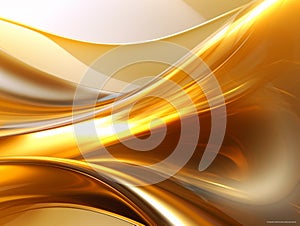 Golden abstract background, AI Generated