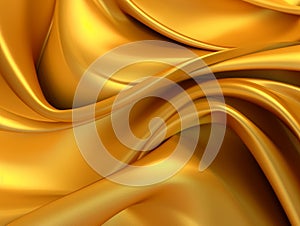 Golden abstract background, AI Generated