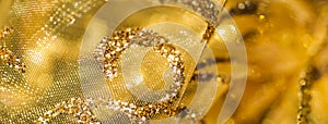 Golden abstract blur defocused background. Concept for New Years Eve, Christmas and happy holidays