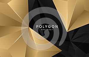 Golden abstract Dynamic style banner design.