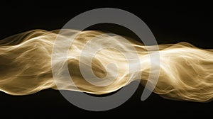 Golden Abstract Flow