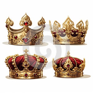 Golden Age Inspired King Crowns: Adonna Khare\'s Precise And Organic Sculpting