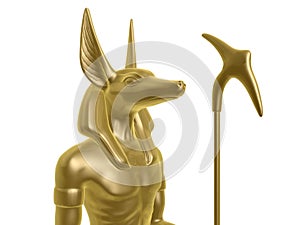 Golden anubis