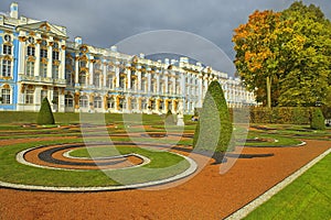 Golden autumn in Catherine park, Tsarskoye Selo