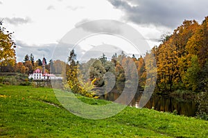 Golden autumn in Gatchina Park