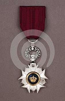 A golden awarded for valor