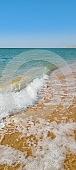 golden beach, sea, summer, dream beach, wave, sea worried once,