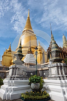 Phra Siratana Chedi at Grand Palace in Bangkok, Thailand photo