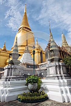 Phra Siratana Chedi at Grand Palace in Bangkok, Thailand photo