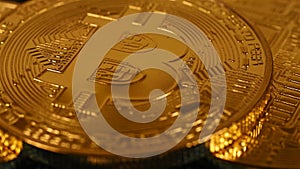 golden bitcoin coin crypto currency