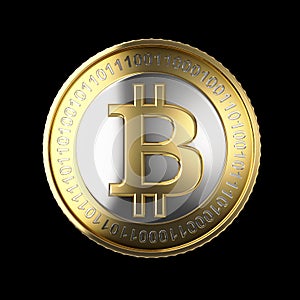 Golden Bitcoin digital currency