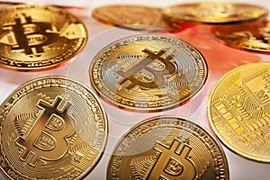 Golden bitcoins digital currency