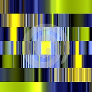 Gold green blue silvery lines shapes background geometries, abstract fractal, design photo