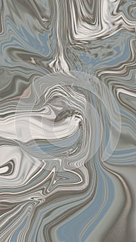 golden bluish grey liquify marble abstract background.