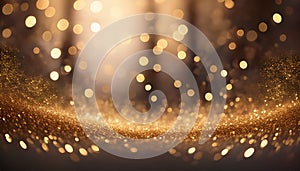 gold Christmas glitter