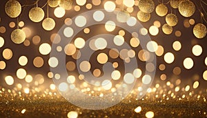 gold Christmas glitter