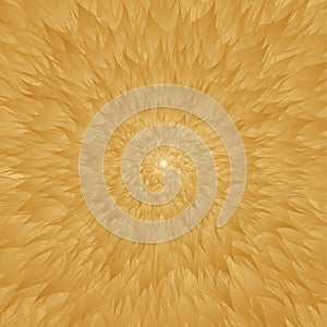 Golden Brown Flower Abstract Background