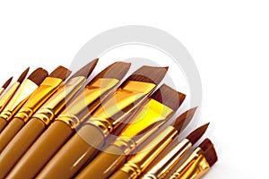 Golden brushes